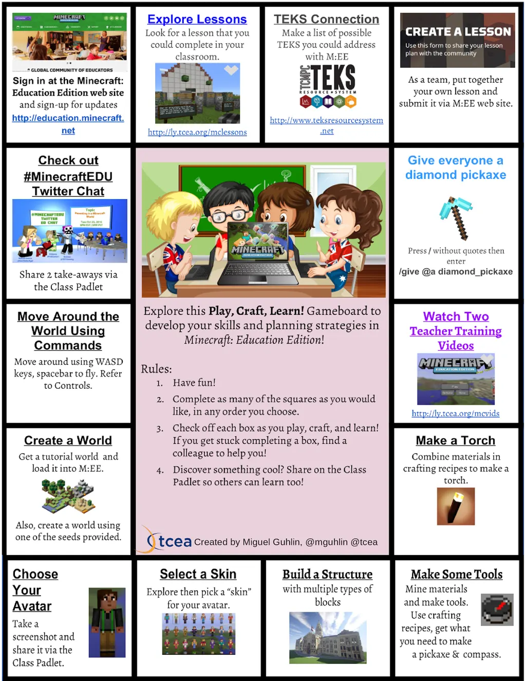 Five Steps to Game-Based Learning with Minecraft minecrafted