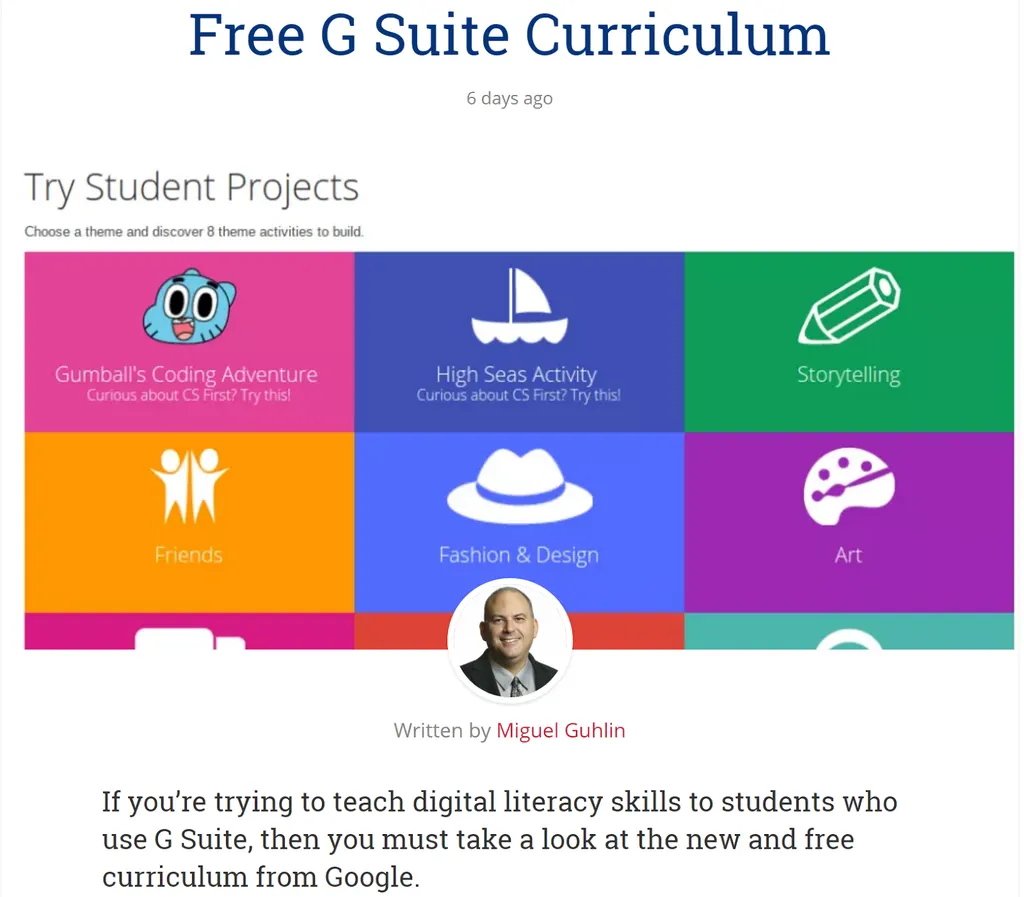 3 Benefits to Free Tech Curriculum