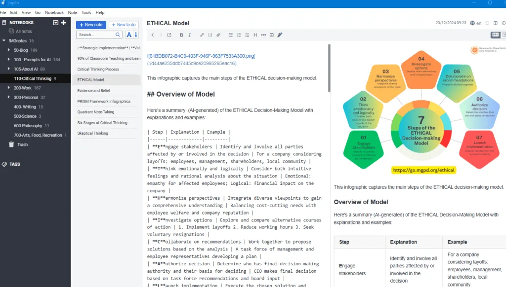 Exploring Joplin Note-Taking Tool