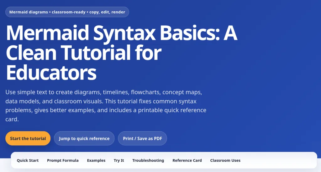 Understanding Mermaid Syntax Basics: A Brief Tutorial