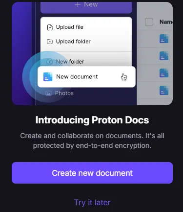 Proton Docs: A New Word Processor