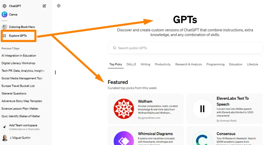 Making Custom GPTs with ChatGPT Plus education edtech tcea