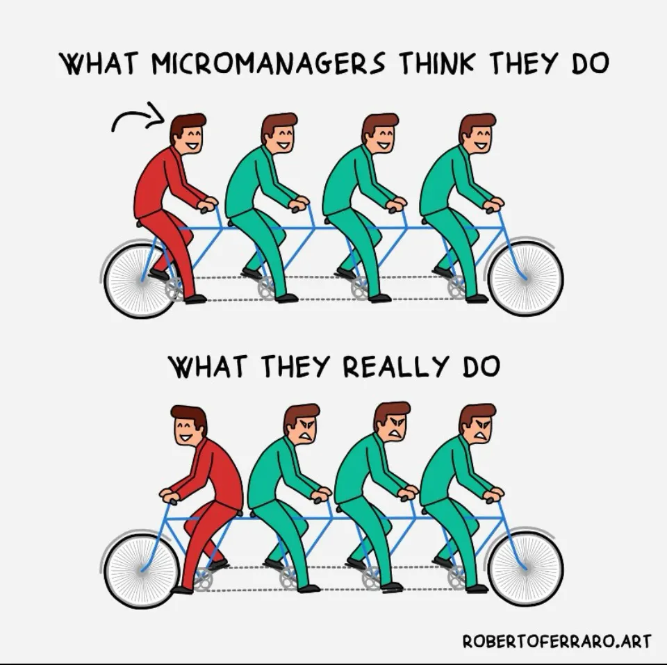 Micromanagement: Two Images to Reflect Upon
