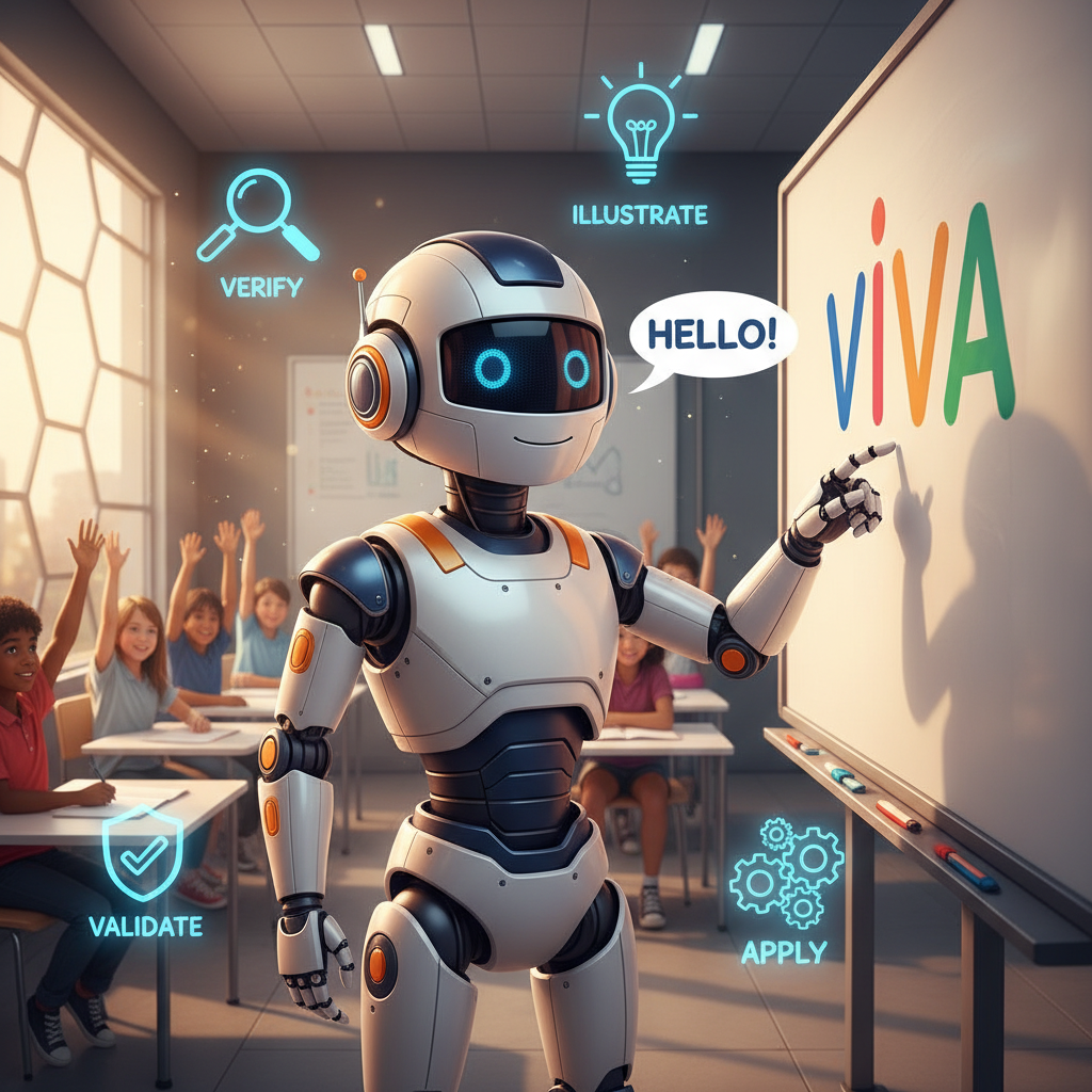 A VIVA anchor chart bot illustration