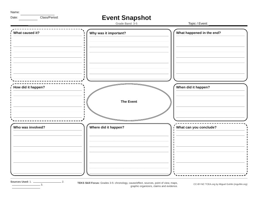 history event maps en bw