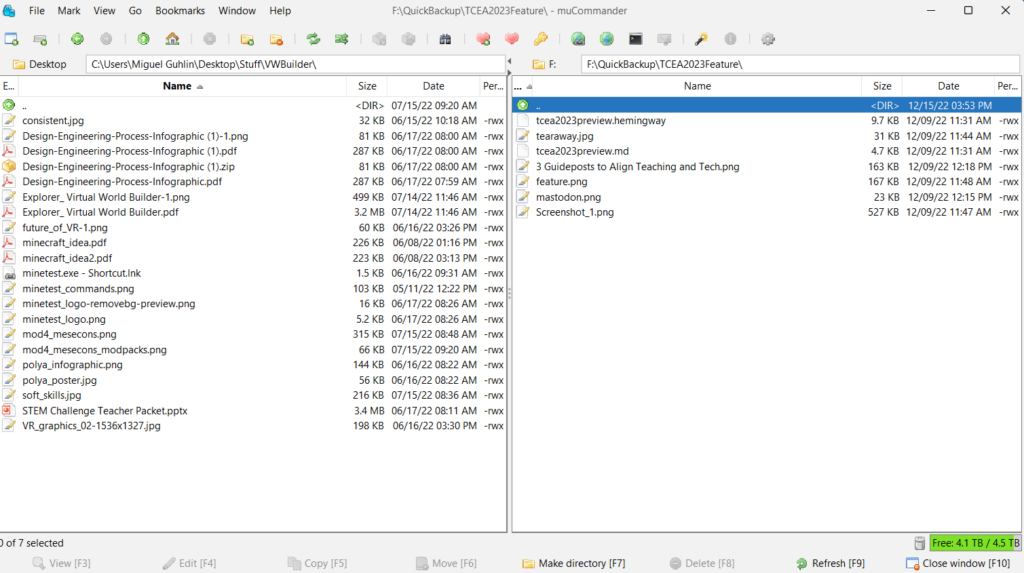 Image of MuCommander File Management