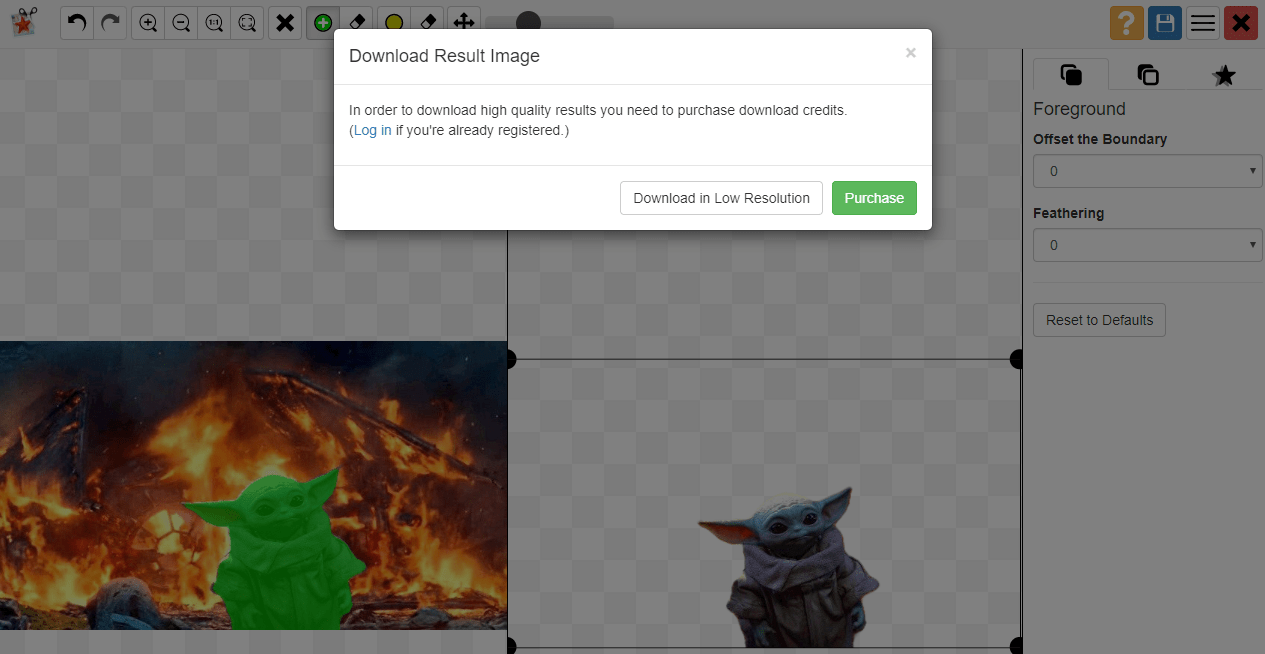 background remover