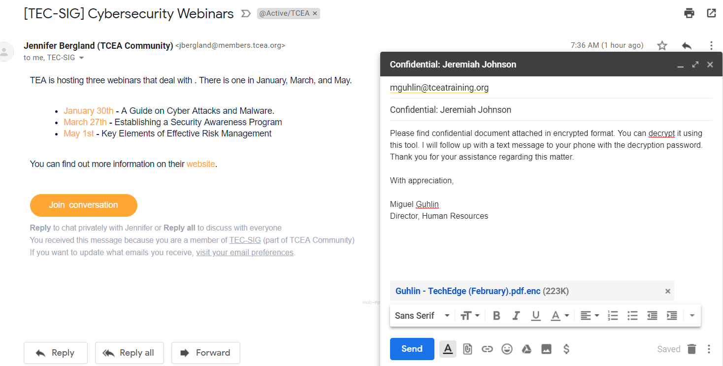 g suite encrypt